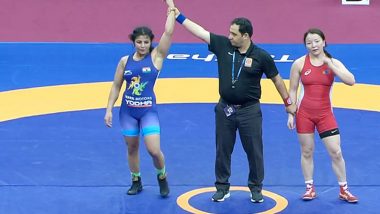 Sarita Mor Wins India’s Third Gold Medal in Women’s Category at 2020 Asian Wrestling Championship, Beats Mongolian Battsetseg Atlantsetseg