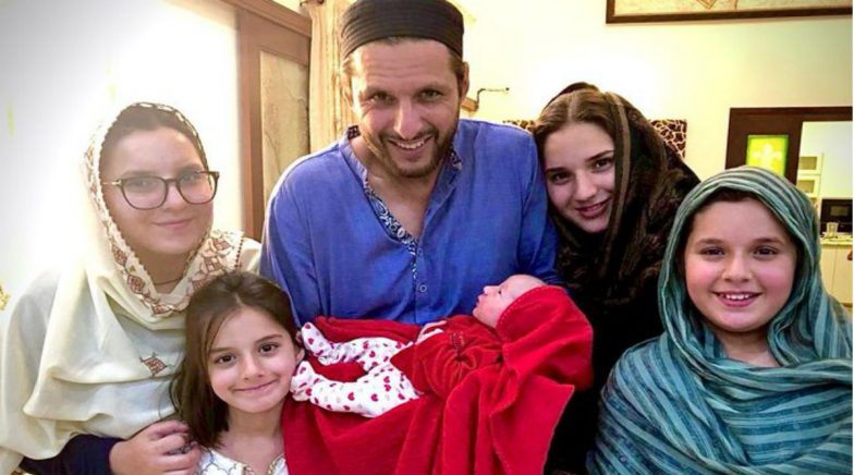 Shahid Afridi Becomes A Proud Father Once Again, Welcomes Fifth Daughter Into