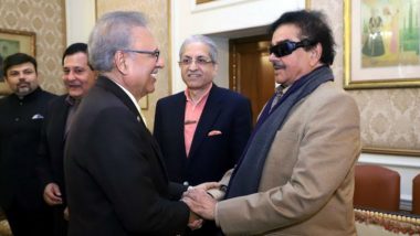 Shatrughan Sinha Meets Pakistan President Arif Alvi in Lahore