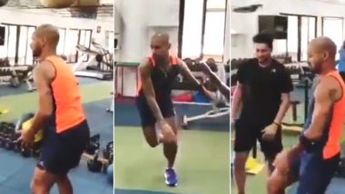 Shikhar Dhawan’s Dancing Workout Video Is the Perfect Motivation to Join Gym (View Post)