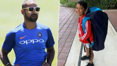 Shikhar Dhawan’s Son Zoravar Aims to Carry Forward His Father’s Legacy on Cricket Field, Indian Opener Showers Love and Blessings (See Post)