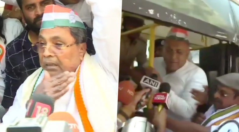 Bidar School Sedition Case: Siddaramaiah, Other Congress Leaders Detained