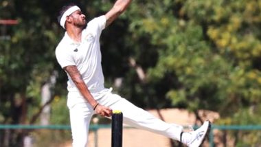 Siddarth Kaul Bags Hat-Trick During Punjab vs Andhra Pradesh Clash in Ranji Trophy 2019–20