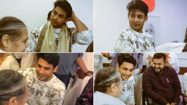 Bigg Boss 13 Winner Sidharth Shukla Inaugurates a Hospital Ward With Mom, Receives Love From His Elderly Fan (Watch Videos)