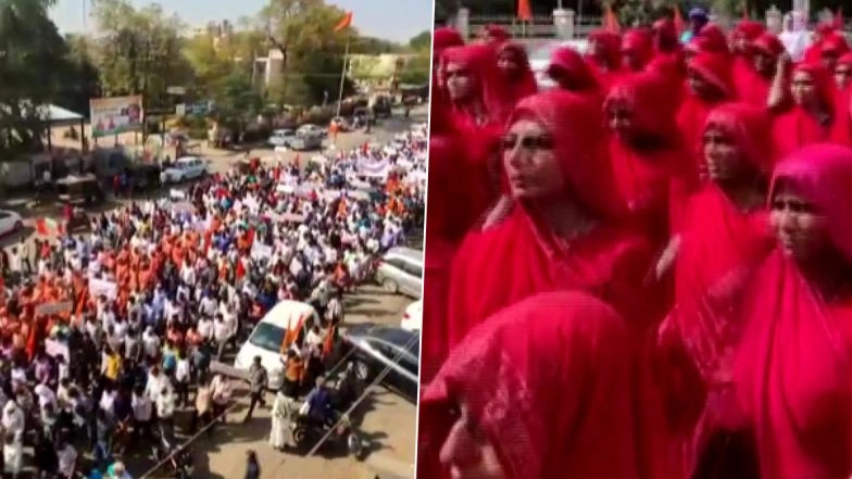 Swami Krushnaswarup Dasji Followers Take Out Rally in Support of Spiritual Leader in Kutch After His Remark on Menstruating Women Receives Flak