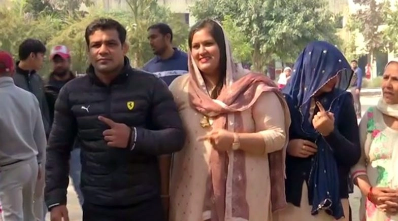 Delhi Election 2020: Olympic Medalist Wrestler Sushil Kumar Casts Vote