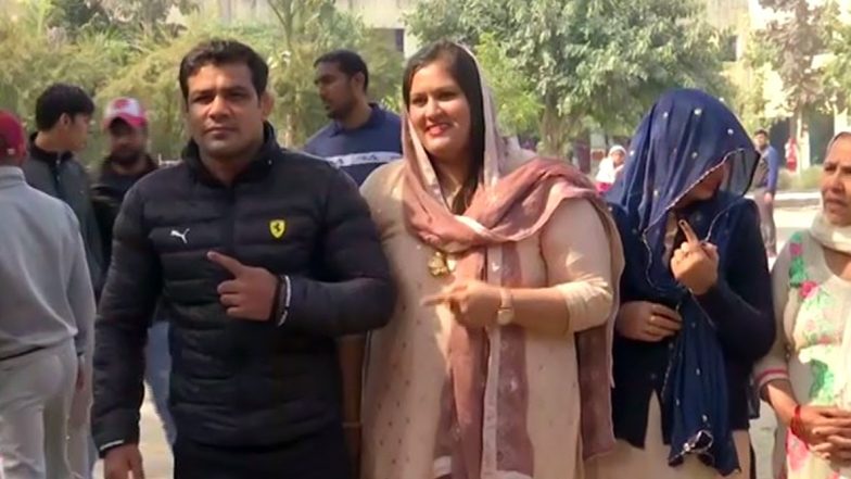 Delhi Election 2020: Olympic Medalist Wrestler Sushil Kumar Casts Vote