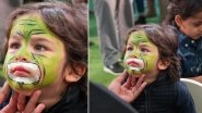 Taimur Ali Khan Getting His Face Painted and Turning Into a Little Simba at Karan Johar&rsquo;s Twins, Yash and Roohi&rsquo;s Birthday Bash Is Making Us Go AWW (View Pic)