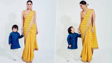Kareena Kapoor Khan and Taimur's Photoshoot Ahead of Armaan Jain's Wedding is a Blend of Cuteness and Glamour! (View Pics)