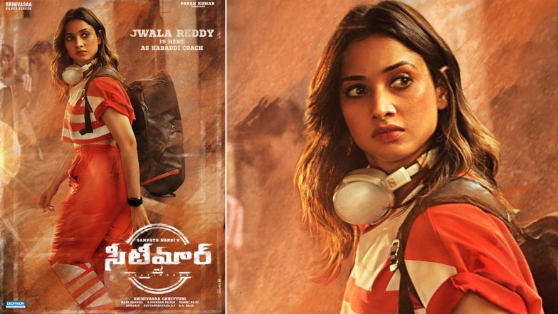 Seetimaarr First Poster: Tamannaah Bhatia's Look as Kabaddi Coach Jwala Reddy Is Fierce!
