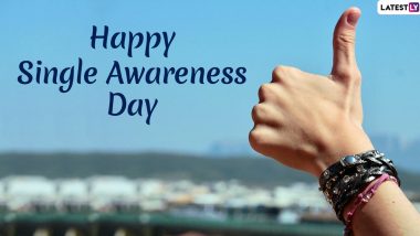 Happy Single Awareness Day 2020 Messages and Quotes: WhatsApp Stickers, Super Cool GIF Images and Greetings to Embrace Singlehood