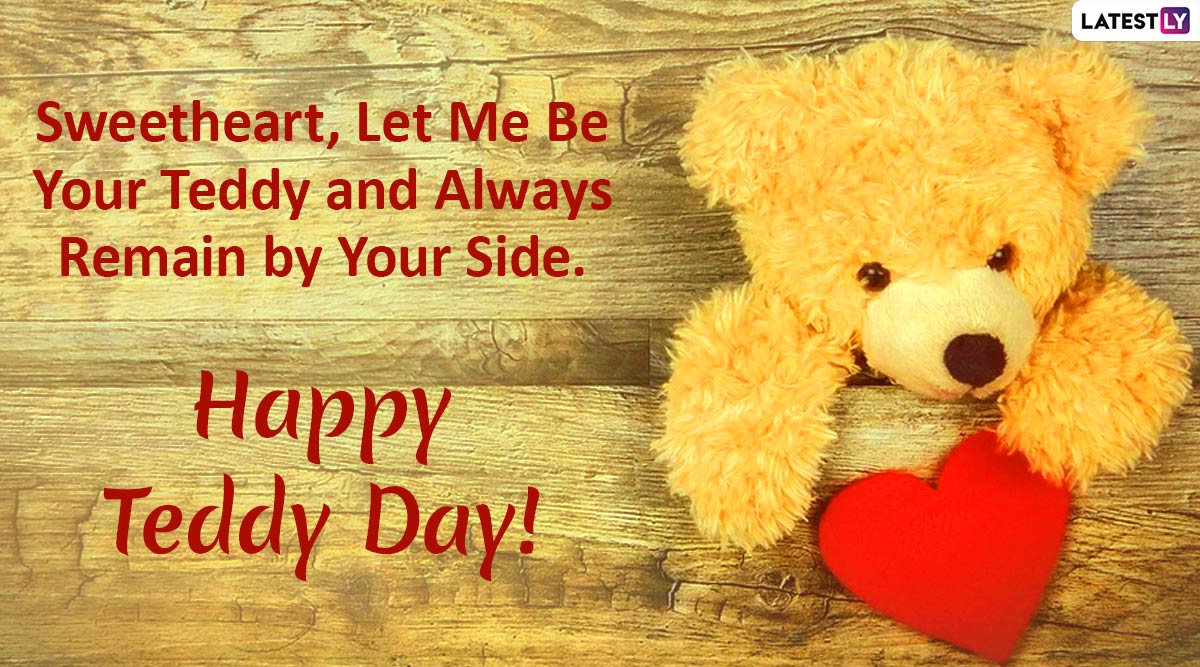 Teddy Day 2020 Wishes and Messages: WhatsApp Stickers, GIF Images ...