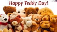 Happy Teddy Day 2020 Greetings: WhatsApp Stickers, Teddy Bear GIF Images, SMS Greetings and Hike Wishes to Send on Fourth Day of Valentine Week