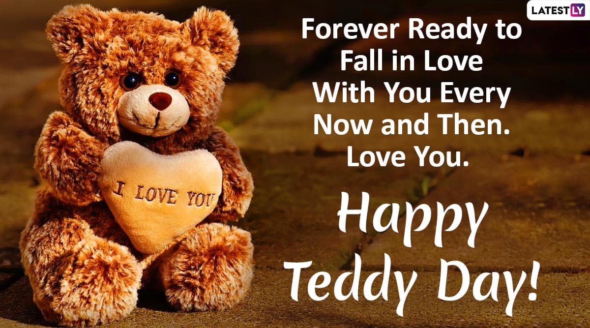 Happy Teddy Day 2020 Greetings: WhatsApp Stickers, Teddy Bear GIF ...