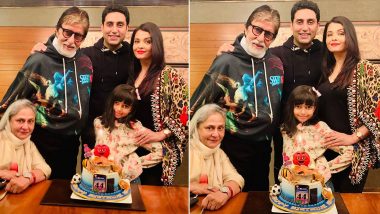 Abhishek Bachchan Turns 44 Today! Wifey Aishwarya Rai Shares the Perfect Family Pics on This Special Day