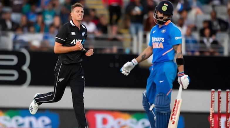Tim Southee Makes Virat Kohli His Bunny, Gets Indian Skipper Out for Record Ninth Time