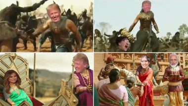 Donald Trump India Visit: ‘Looking Forward to Being With Great Friends in India’, Says US President While Retweeting ‘Baahubali’ Video