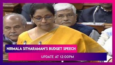 Union Finance Minister Nirmala Sitharaman’s Budget Speech 2020-21: Quotes As Of 12:00PM