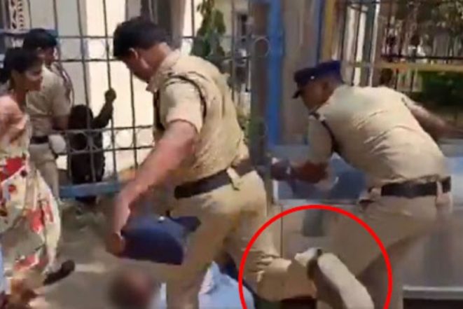 Telangana Police Constable Kicks Father of Girl Who Committed Suicide in Hostel Bathroom,