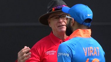 Virat Kohli Fumes at Umpire for Approving Henry Nicholls’ Review Despite Time Out During IND vs NZ 2nd ODI, Netizens Come Out in Indian Captain’s Support