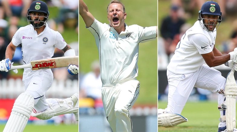 India vs New Zealand 2nd Test 2020: Virat Kohli, Neil Wagner, Mayank Agarwal