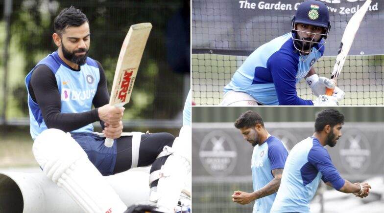 Virat Kohli and Co Seen Training Hard at Net Session Ahead of India vs New Zealand 2nd Test 2020