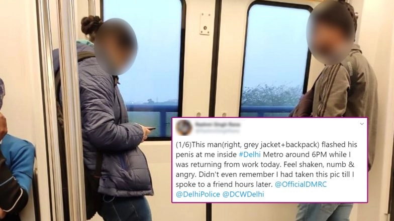Delhi: FIR Registered After Woman Metro Commuter Accuses Man of Flashing Penis at Her Inside Train