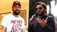 Yuvraj Singh Meets Shahid Afridi, Thanks Pakistan Fans for Supporting Him During Career-Threatening Battle With Cancer (Watch Video)