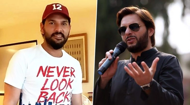 Yuvraj Singh Meets Shahid Afridi, Thanks Pakistan Fans for Support During Battle With Cancer