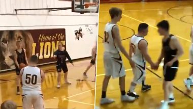 Basketball Player Gives Second Chance to Opposite Team Member With Down Syndrome for Final Shot, Viral Video Shows True Sportsman Spirit