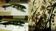 Australia Bushfire Donations: Lizard Raises Money for Wildfire Victims by Painting, See Pics and Videos