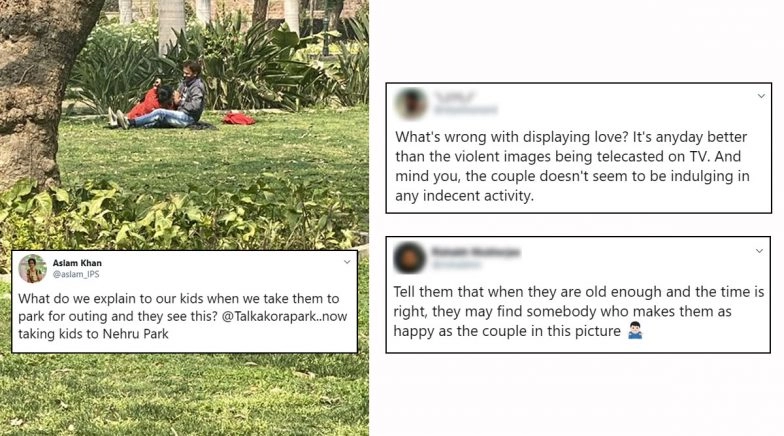 IPS Officer Posts Picture of Couple's 'PDA' at a Park at Delhi, Gets Trolled 