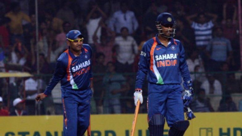 Virender Sehwag Takes a Jibe at MS Dhoni, Says, ‘He Never Communicated Before Dropping Us'