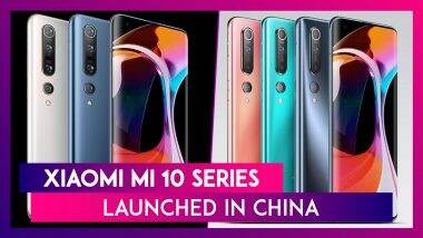 Xiaomi Mi 10 Series Officially Revealed in China At Starting Price of CNY 3,999; Prices, Variants Features & Specifications