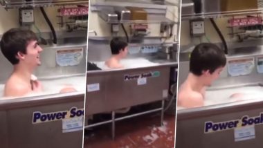 Wendy’s Employee Takes Bath in Kitchen Sink! Gets Fired After Video Goes Viral