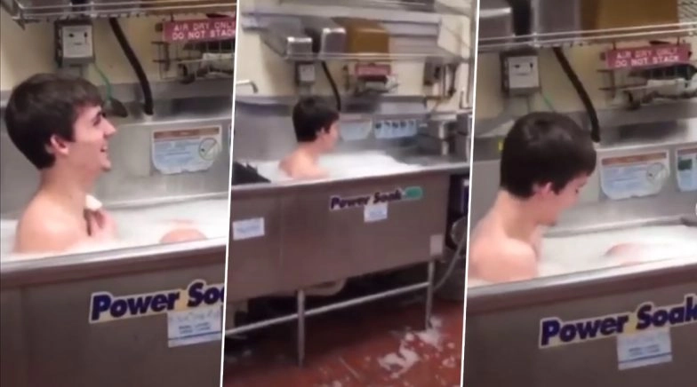 Wendy’s Employee Takes Bath in Kitchen Sink
