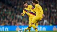 Antoine Griezmann and Lionel Messi Pair up to Net the First Goal For Barcelona Against Getafe (Watch Video)