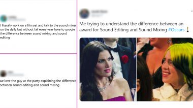 Oscars 2020 Viral Memes: What’s the Difference Between Sound Editing & Sound Mixing? Twitter Scratches Head Trying to Find the Answer