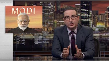 John Oliver’s Episode Criticising PM Narendra Modi Goes Missing From Hotstar; Disney India Accused of Indulging in Self-Censorship