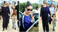 Kareena Kapoor Khan Keeps her Airport Fashion Extremely Basic as She Returns with Taimur (View Pics)