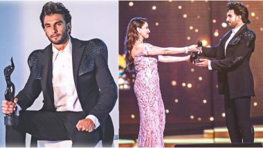 Filmfare Awards 2020: Ranveer Singh Receives the Best Actor Award from Madhuri Dixt Nene; Gully Boy Says, ‘Etched In My Heart Forever’