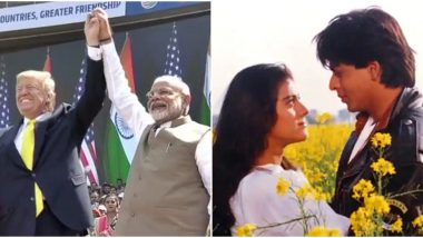 Namaste Trump: US President Donald Trump Says World Loves Bollywood and People Take Joy in Watching Films like DDLJ