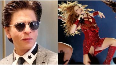 Shah Rukh Khan Shares Picture of Shakira's Super Bowl Performance, Calls the Singer 'All Time Favourite'
