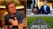 BAFTA Awards 2020: Brad Pitt Pokes Fun at Brexit and Prince Harry, Meghan Markle&rsquo;s MegXit in His Award Acceptance Speech (Watch Video)