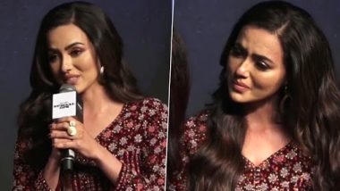 Sana Khan Breaks Down At The Press Meet Of Neeraj Pandey's Hotstar Show Special Ops (Watch Video)