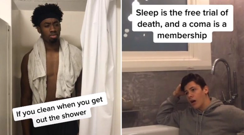 TikTok Users Share Weird Ideas They Have Had While Taking Shower