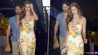 Tiger Shroff and Disha Patani Spotted Leaving Together From a Restaurant Post Dinner Date (View Pics)