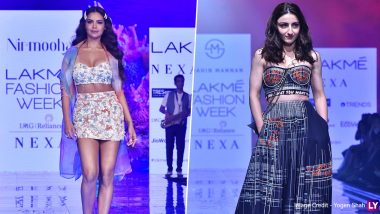 Lakme Fashion Week 2020 Summer/Resort: Soha Ali Khan and Esha Gupta Charm With Their Funky Looks on the Runway (See Pics)