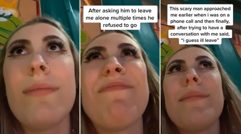 TikTok Video of Woman Being Harassed by Creepy Man Goes Viral 
