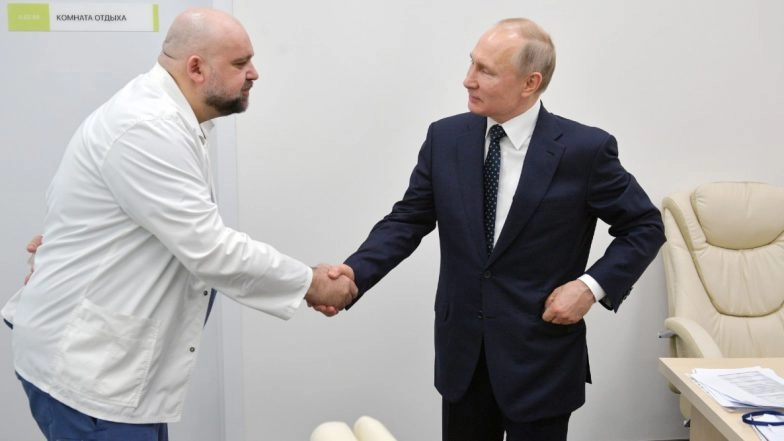 Russia's Top Coronavirus Doctor Denis Protsenko Tests Positive Week After Meeting President Vladimir Putin